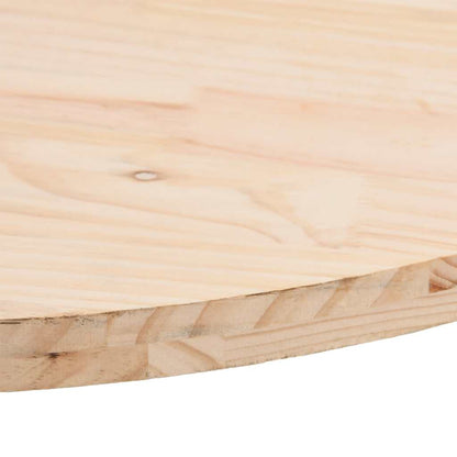 Piano del tavolo 90x45x2,5 cm in legno massello di pino ovale | homemem39