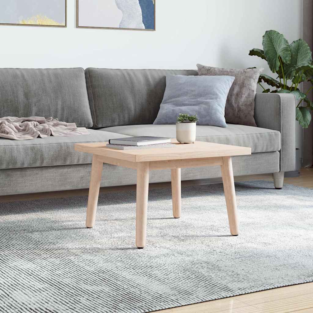 Piano Tavolo 60x60x2,5 cm in Legno Massello di Pino Quadrato | homemem39