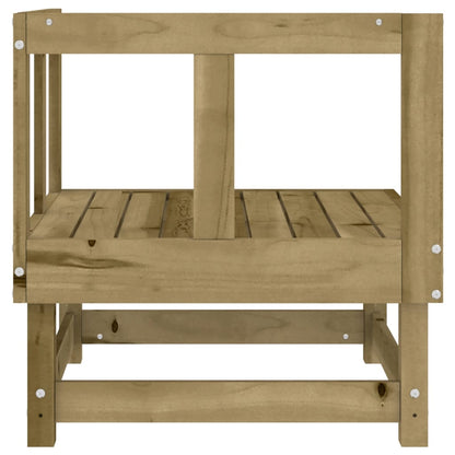 Divano Angolare da Giardino in Legno di Pino Impregnato | homemem39