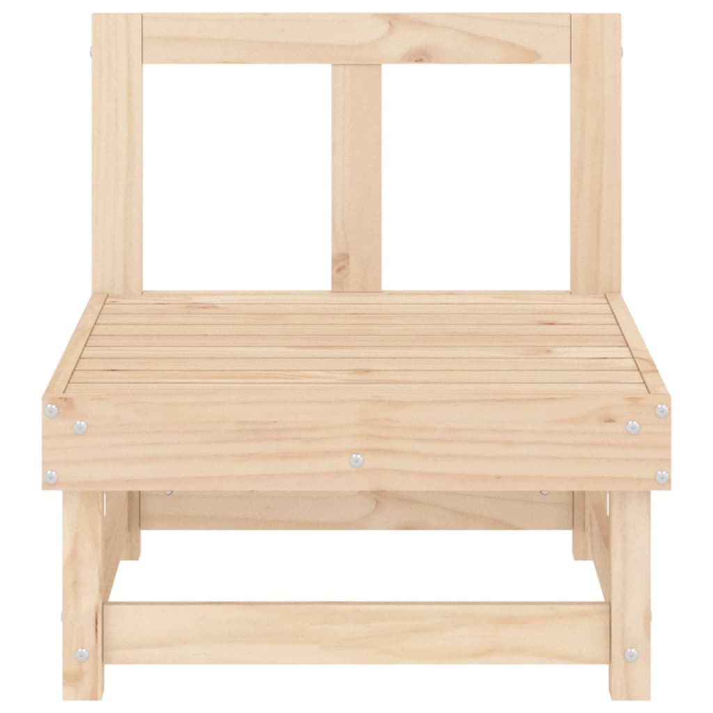 Divano Centrale da Giardino in Legno Massello di Pino - homemem39