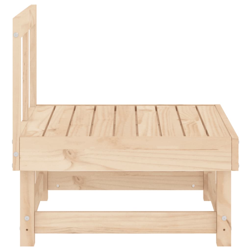 Divano Centrale da Giardino in Legno Massello di Pino | homemem39