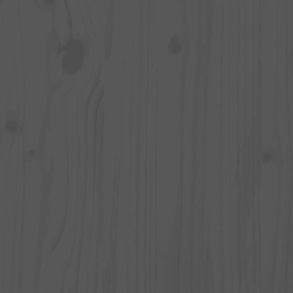 Divano Centrale da Giardino Grigio in Legno Massello di Pino - homemem39