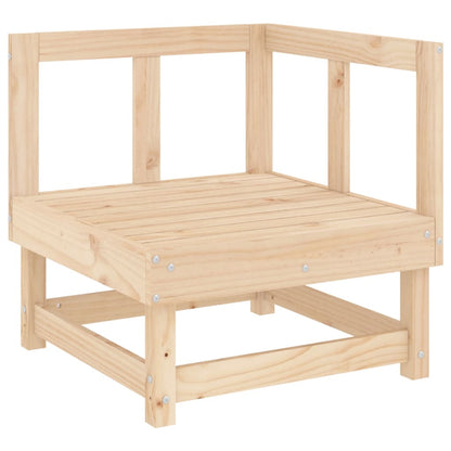 Set Salotto da Giardino 3 pz in Legno Massello di Pino