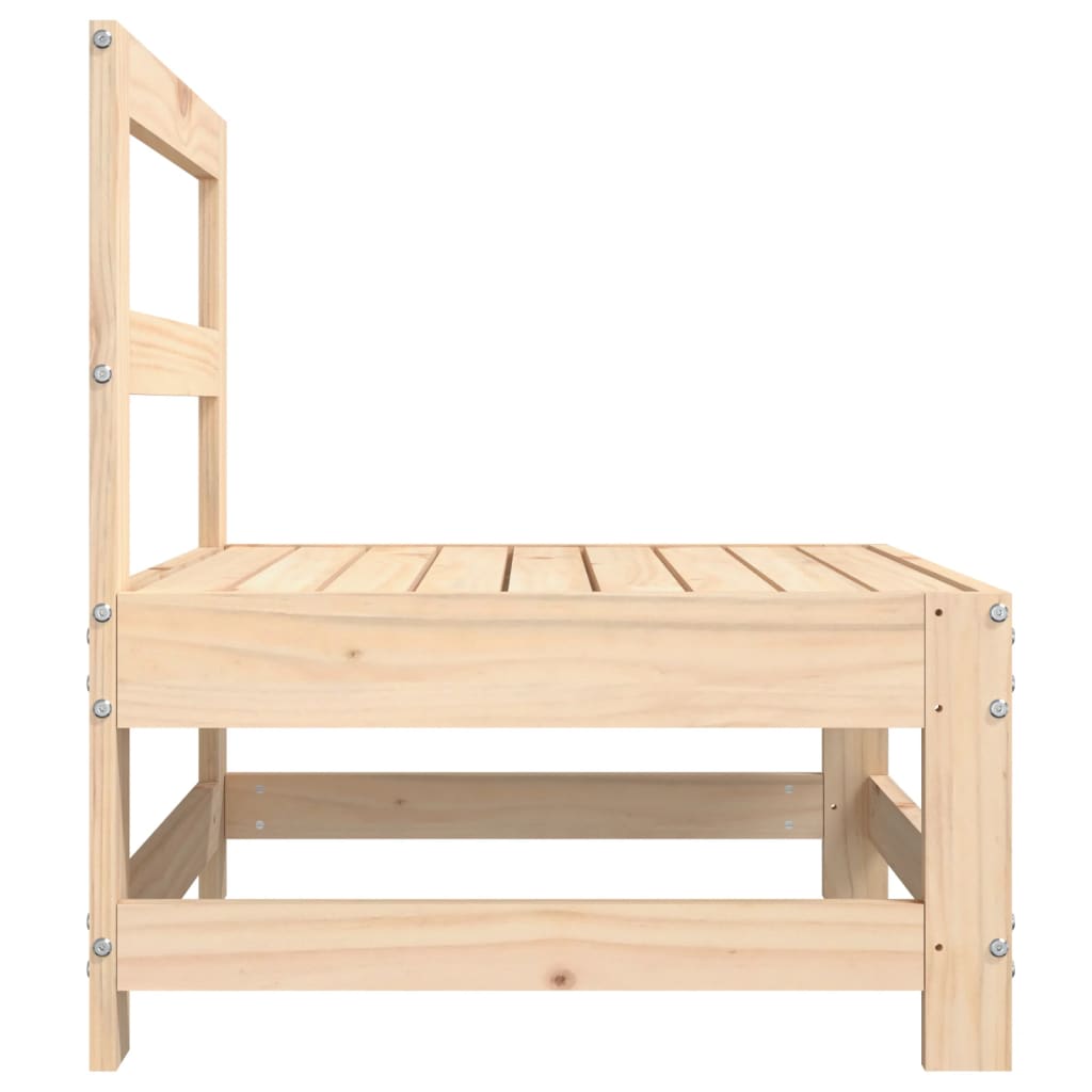 Divano Centrale da Giardino in Legno Massello di Pino | homemem39