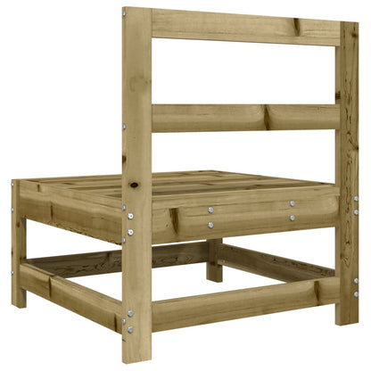 Divano Centrale da Giardino in Legno di Pino Impregnato - homemem39