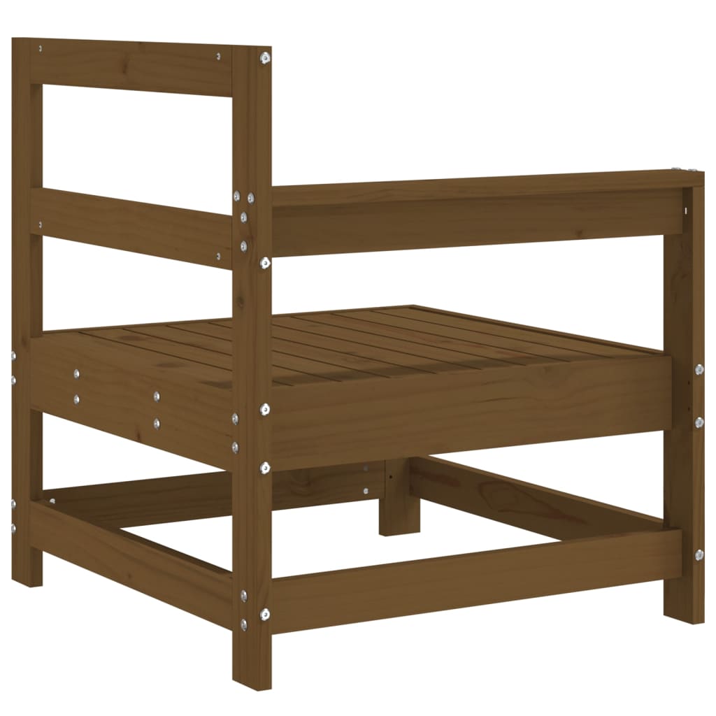 Divani Angolari da Giardino 2pz Ambra in Legno Massello di Pino - homemem39