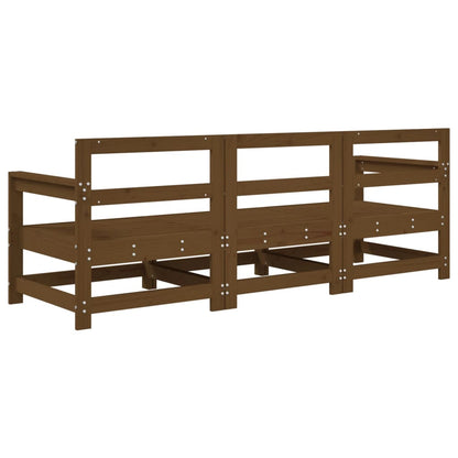 Set Salotto da Giardino 3 pz Ambra in Legno Massello di Pino - homemem39