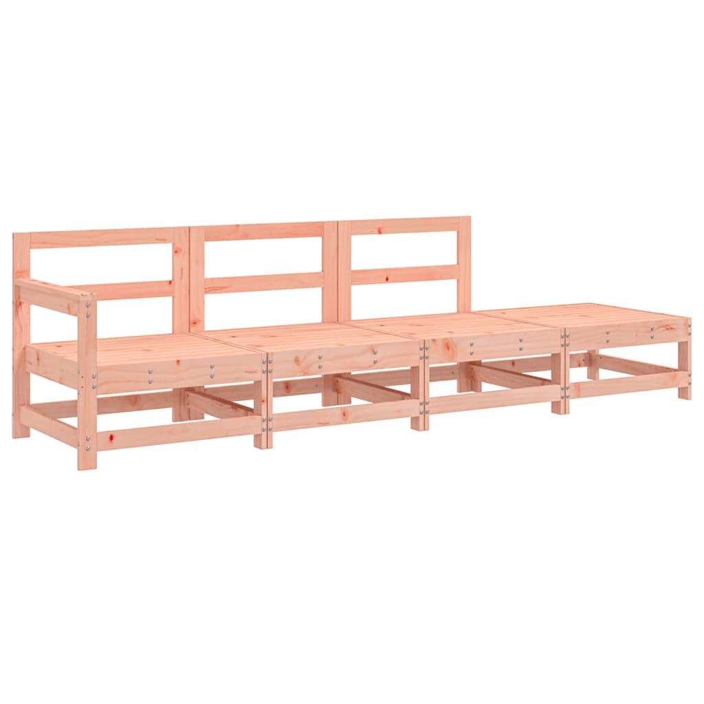 Set Salotto da Giardino 4 pz in Legno Massello di Douglas - homemem39