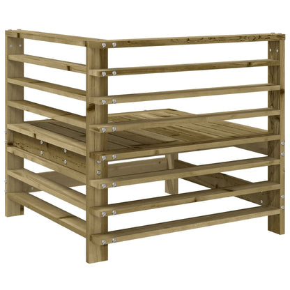 Divani Angolari da Giardino 2 pz in Legno di Pino Impregnato | homemem39