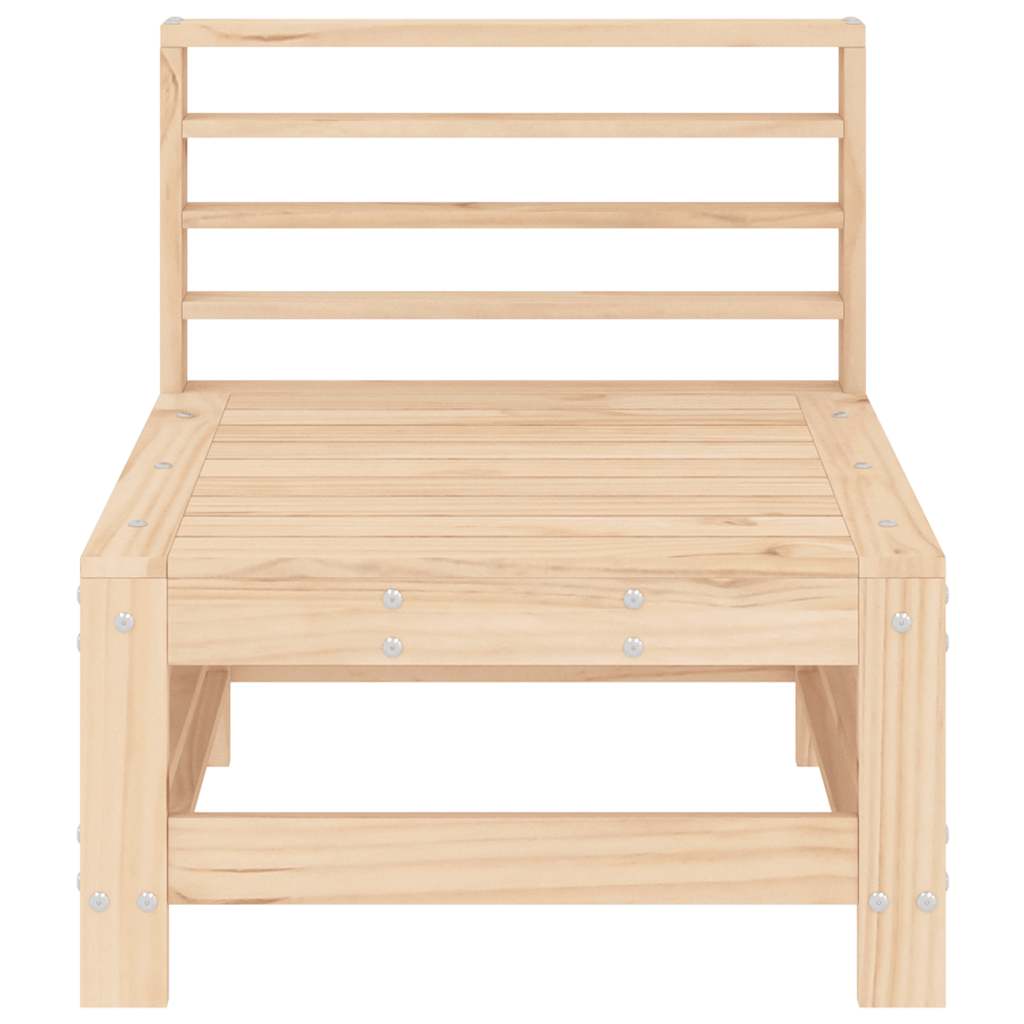 Divani Centrali da Giardino 2 pz in Legno Massello di Pino | homemem39