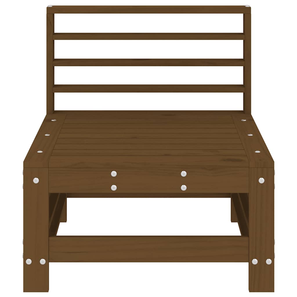 Divani Centrali da Giardino 2pz Ambra in Legno Massello di Pino | homemem39