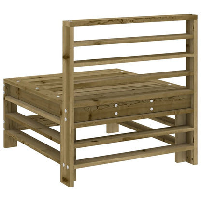 Divani Centrali da Giardino 2 pz in Legno di Pino Impregnato | homemem39