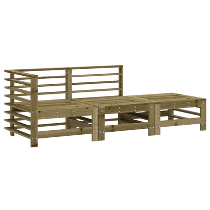 Set Salotto da Giardino 3 pz in Legno Impregnato di Pino - homemem39