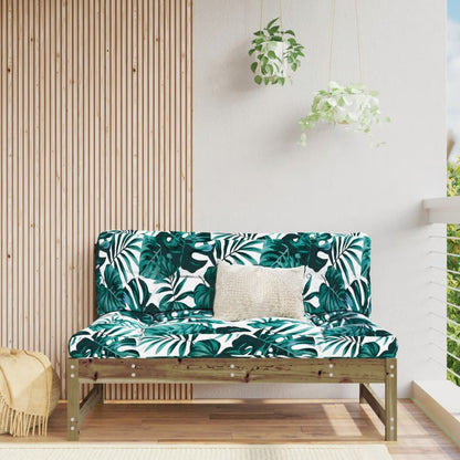 Divano Centrale da Giardino 120x80 cm Legno Impregnato di Pino - homemem39