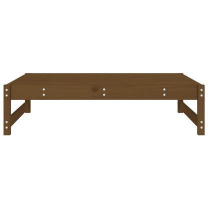 Poggiapiedi Giardino Marrone Ambra 120x80cm Legno Massello Pino | homemem39
