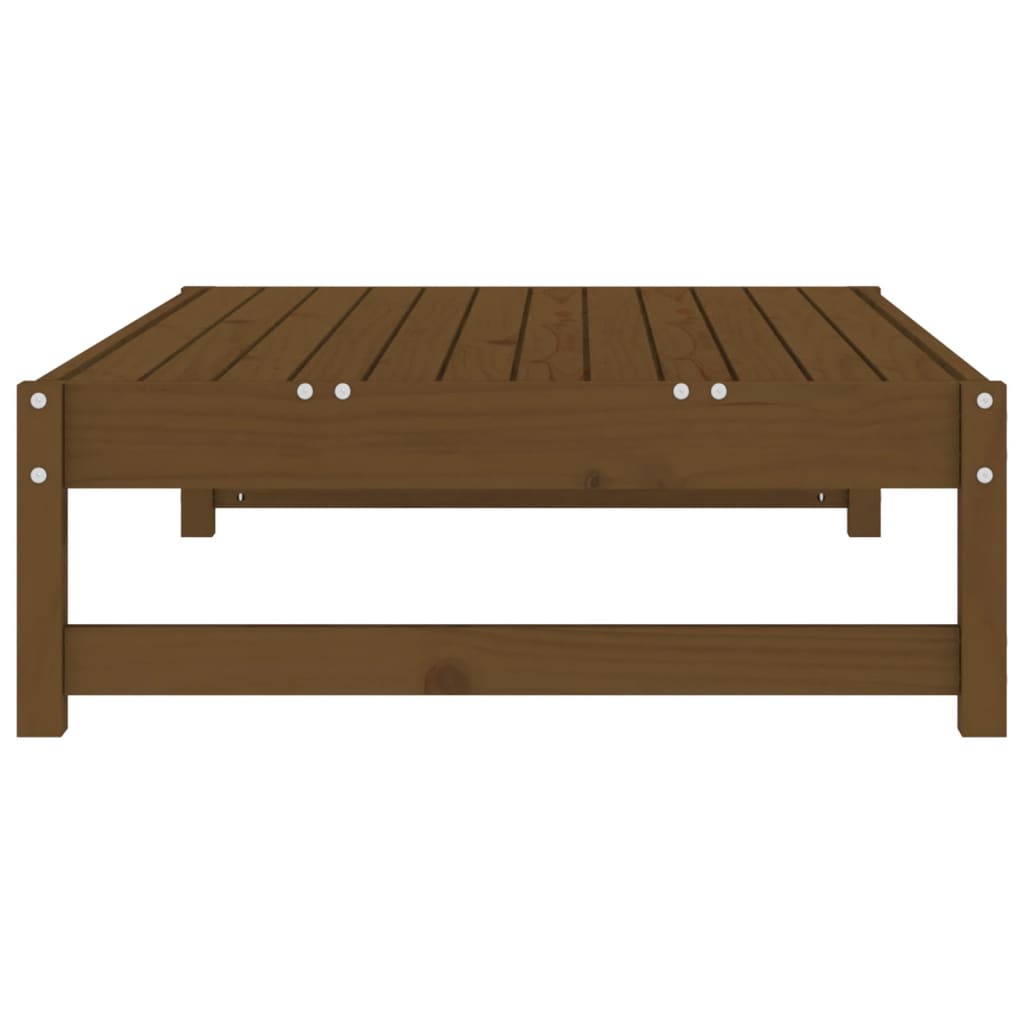 Poggiapiedi Giardino Marrone Ambra 120x80cm Legno Massello Pino - homemem39