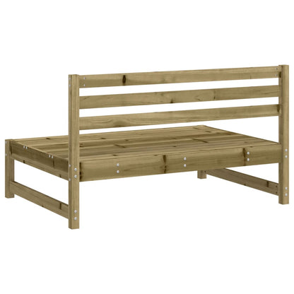 Divani Centrali da Giardino 2pz 120x80 cm Legno Impregnato Pino | homemem39
