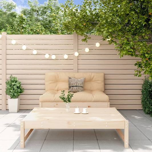 Set Salotto da Giardino 2 pz in Legno Massello di Pino | homemem39