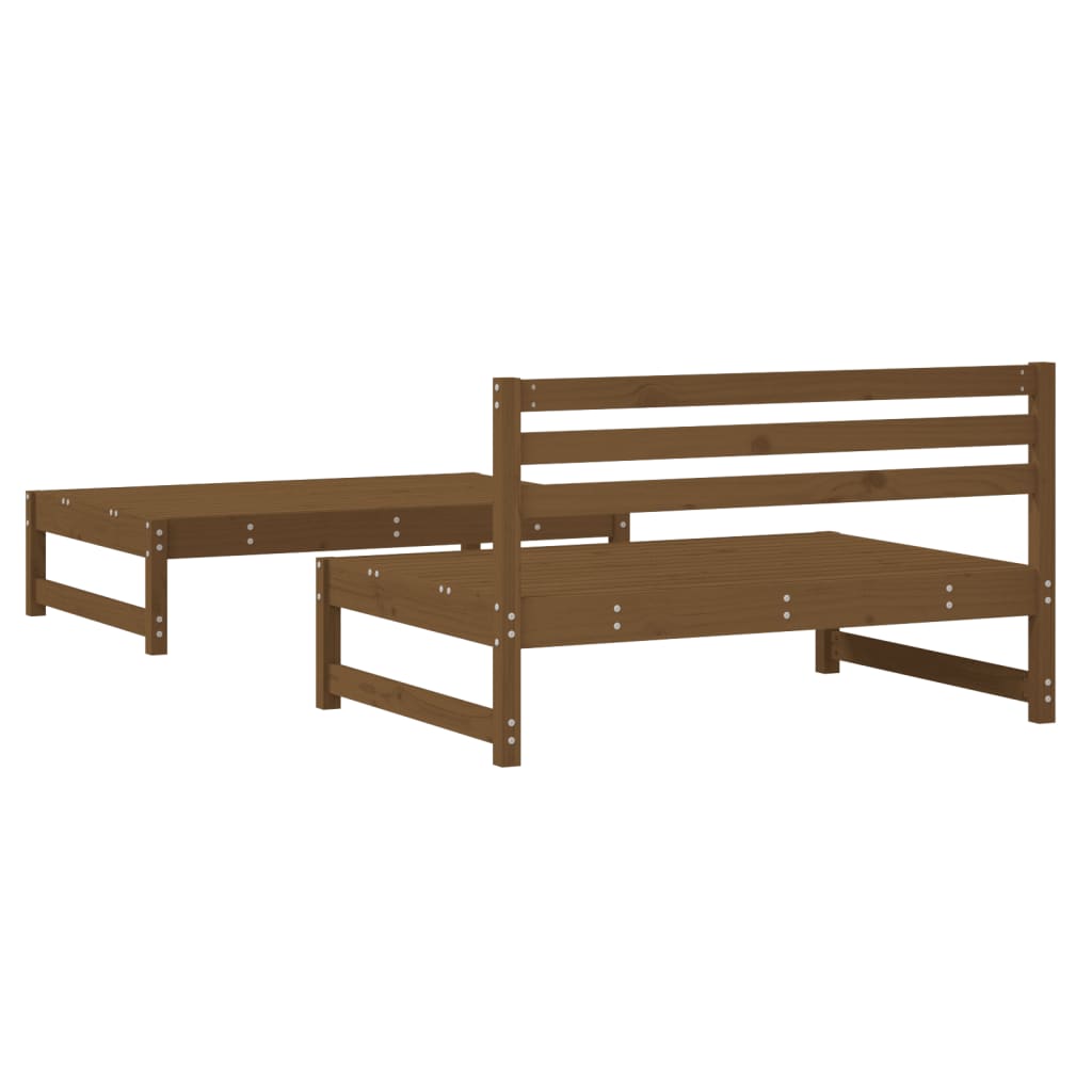 Set Salotto da Giardino 2 pz Ambra in Legno Massello di Pino - homemem39