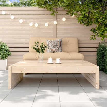 Poggiapiedi da Giardino 120x80 cm in Legno Massello di Pino | homemem39