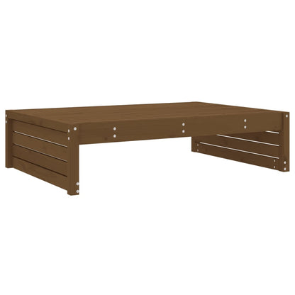 Poggiapiedi Giardino Marrone Ambra 120x80cm Legno Massello Pino - homemem39