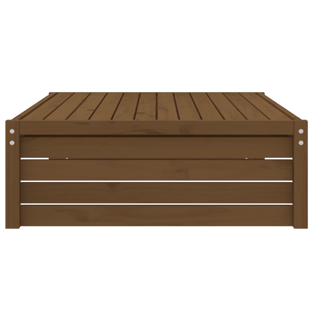 Poggiapiedi Giardino Marrone Ambra 120x80cm Legno Massello Pino - homemem39