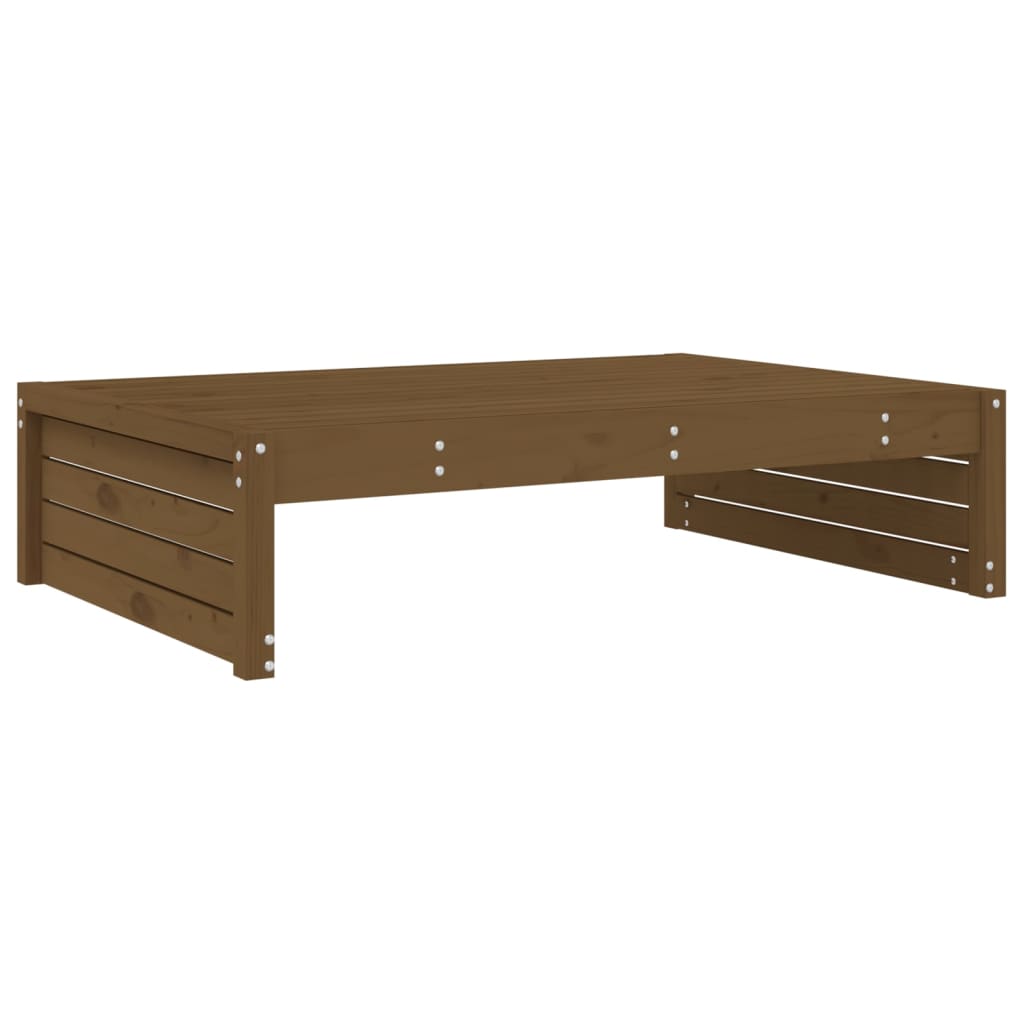 Poggiapiedi Giardino Marrone Ambra 120x80cm Legno Massello Pino - homemem39