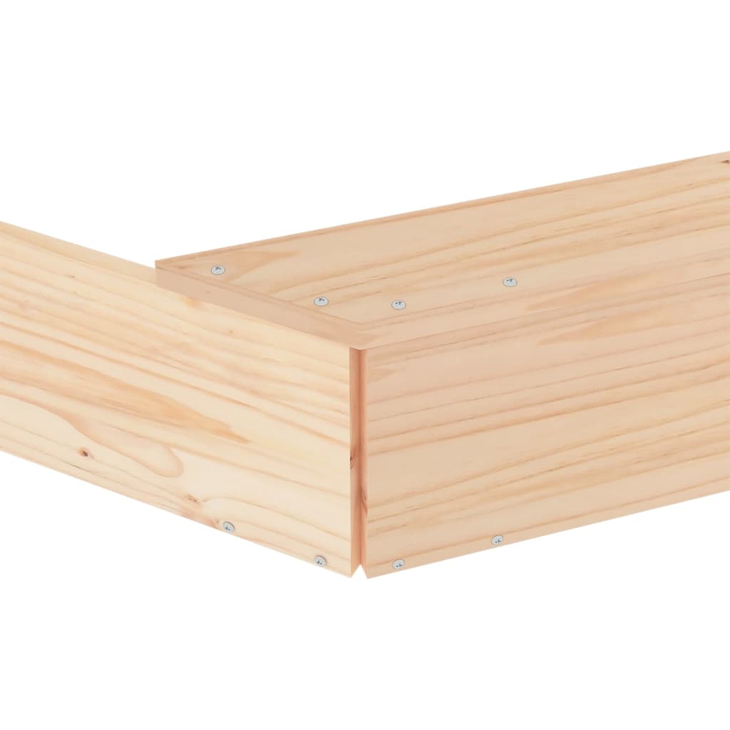 Sabbiera con Sedute Ottagonale in Legno Massello di Pino - homemem39