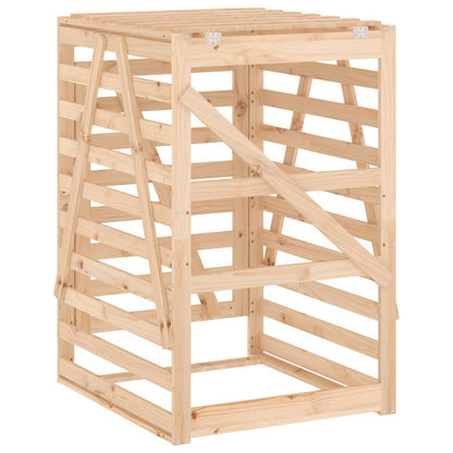 Copribidone 84x90x128,5 cm in Legno Massello di Pino - homemem39