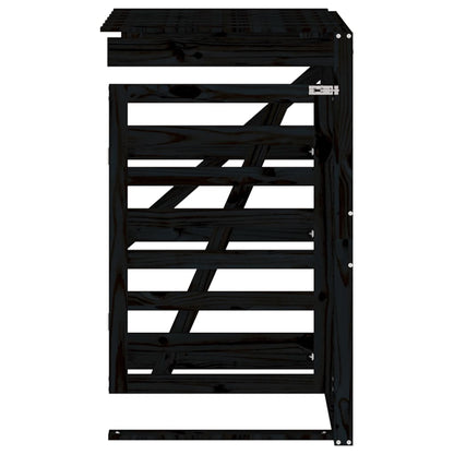 Estensione Copribidone Nero in Legno Massello di Pino - homemem39