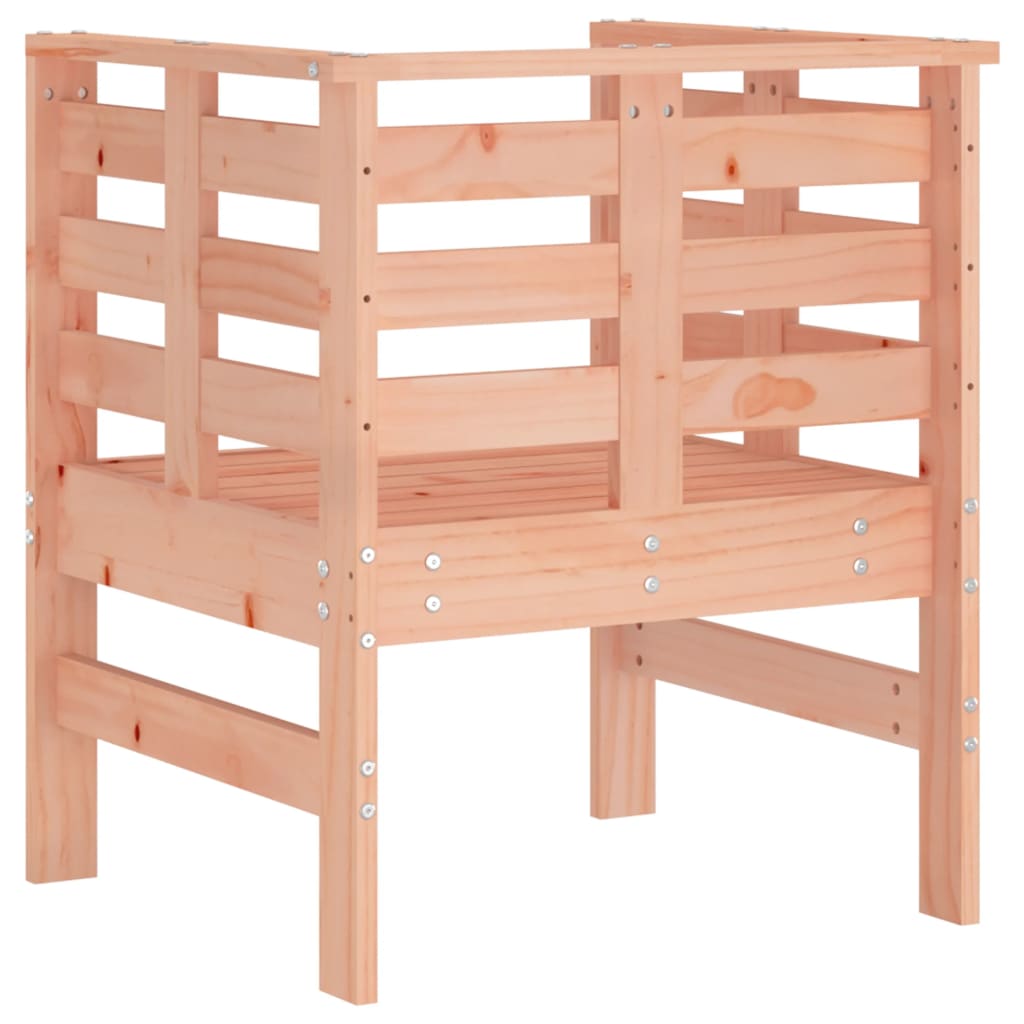 Sedie da Giardino 2pz 61,5x53x71 cm Legno Massello di Douglas - homemem39