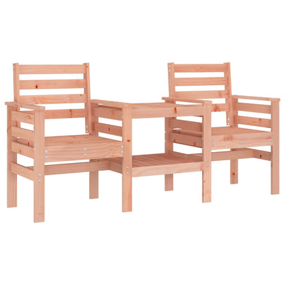Panca da Giardino con Tavolino 2 Posti Legno Massello Douglas - homemem39