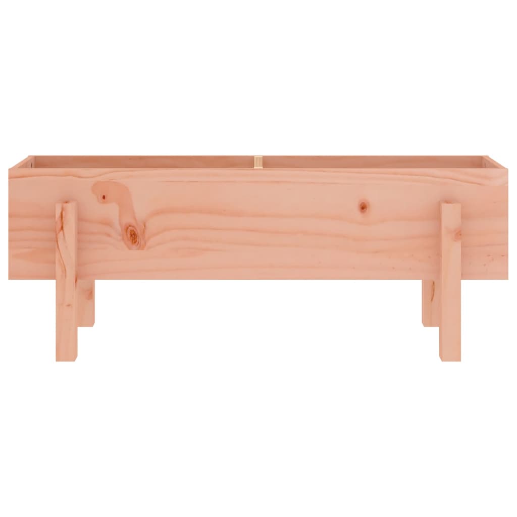 Fioriera Rialzata Giardino 101x30x38 cm Legno Massello Douglas - homemem39