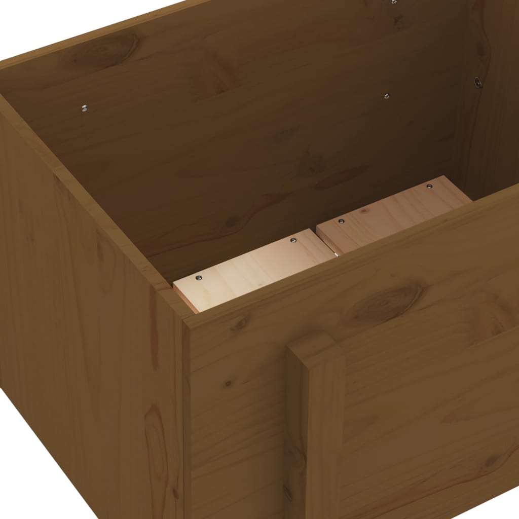 Fioriera da Giardino Ambra 62x50x57 cm Legno Massello di Pino | homemem39