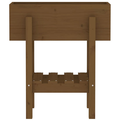 Fioriera da Giardino Ambra 62x30x69 cm Legno Massello di Pino - homemem39