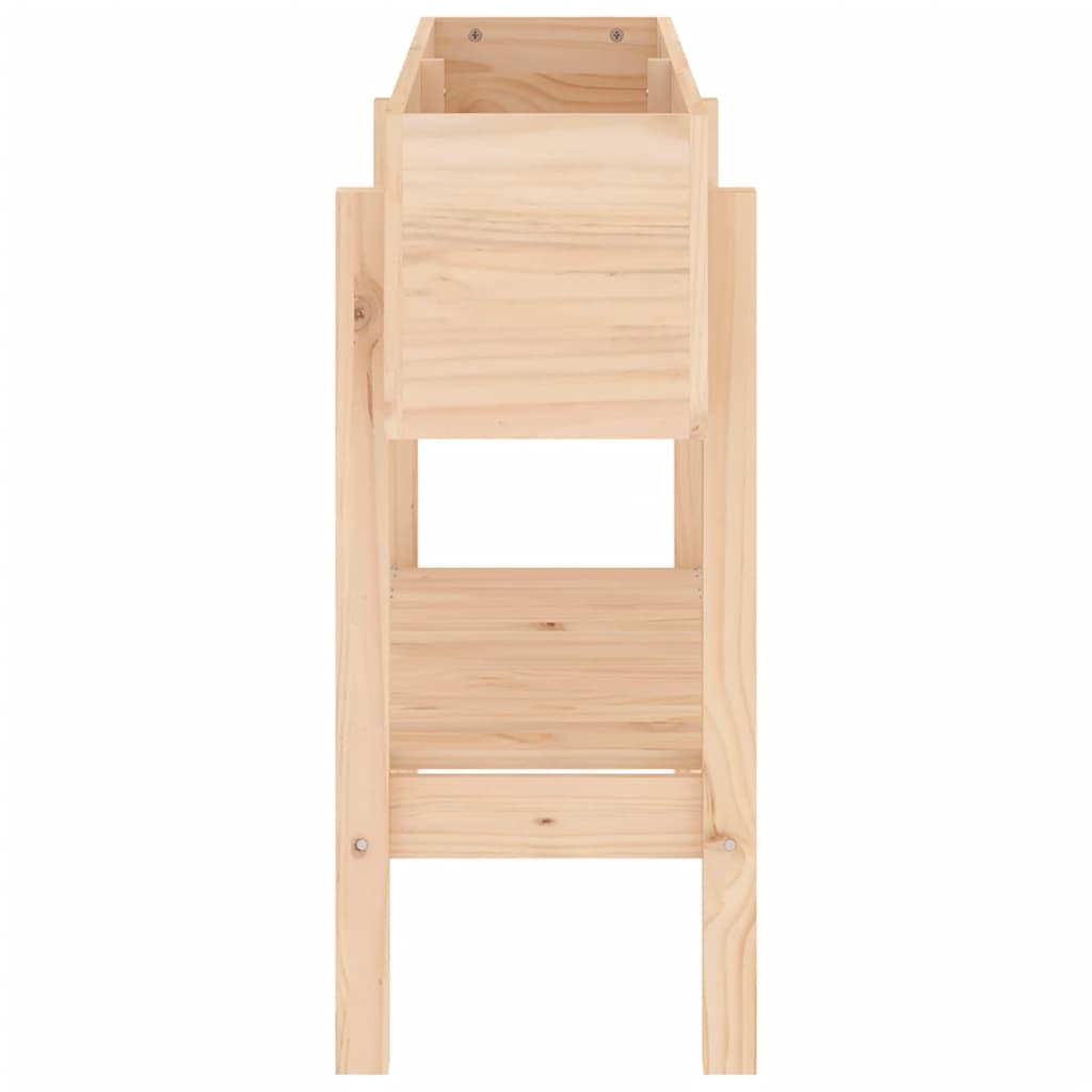 Fioriera Rialzata da Giardino 101x30x69 cm Legno Massello Pino - homemem39