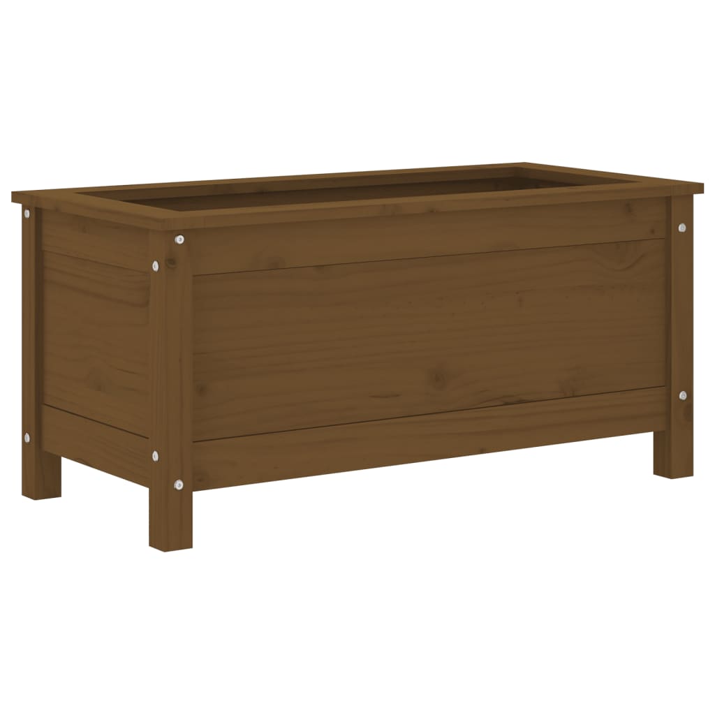 Fioriera da Giardino Ambra 82,5x40x39 cm Legno Massello di Pino - homemem39