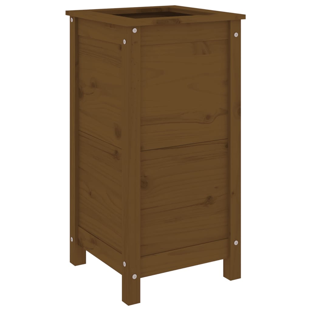 Fioriera da Giardino Ambra 40x40x78 cm Legno Massello di Pino - homemem39