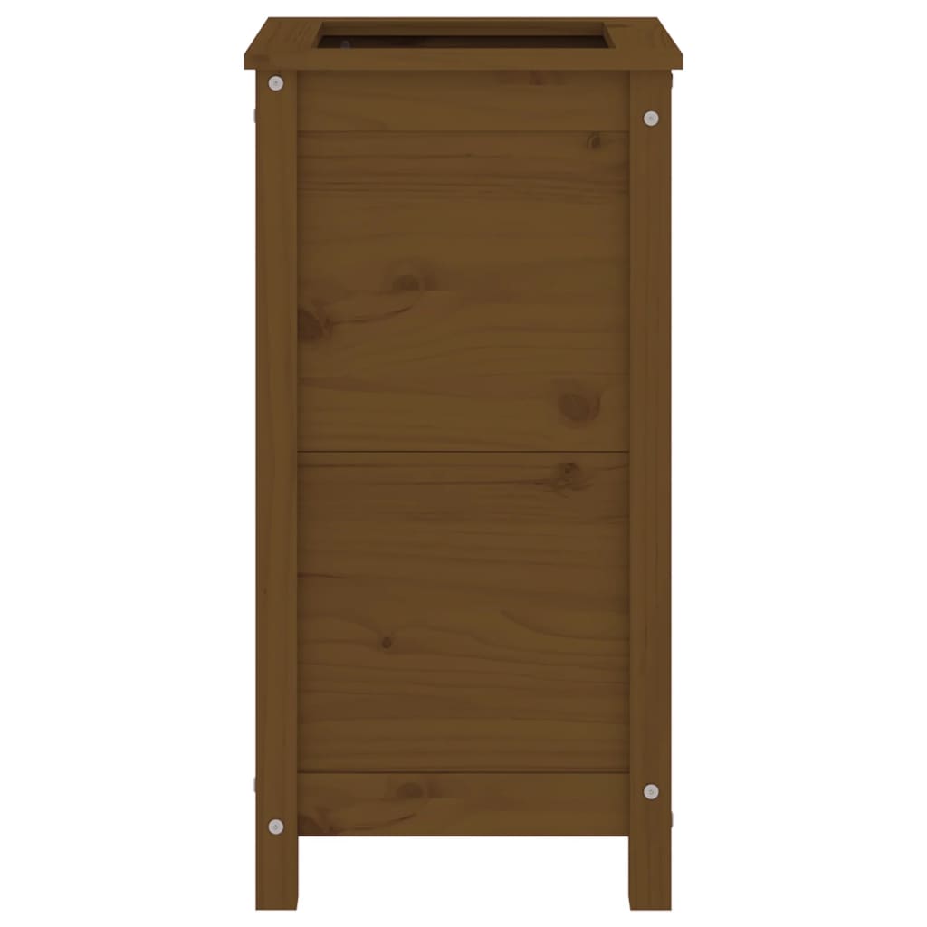 Fioriera da Giardino Ambra 40x40x78 cm Legno Massello di Pino - homemem39