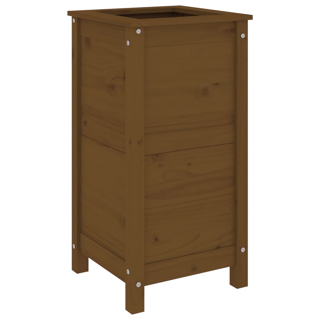 Fioriera da Giardino Ambra 40x40x78 cm Legno Massello di Pino - homemem39