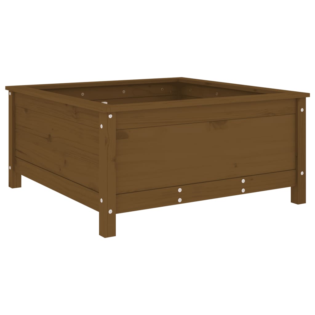 Fioriera da Giardino Ambra 82,5x82,5x39 cm Legno Massello Pino - homemem39