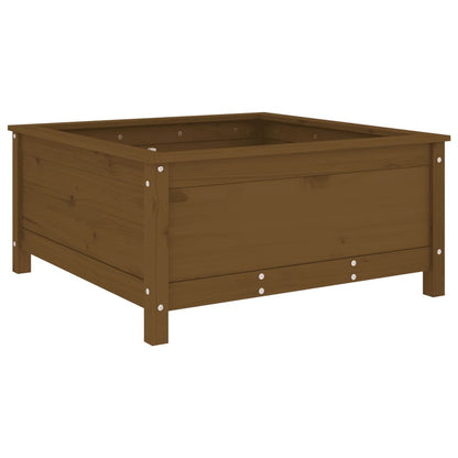 Fioriera da Giardino Ambra 82,5x82,5x39 cm Legno Massello Pino - homemem39