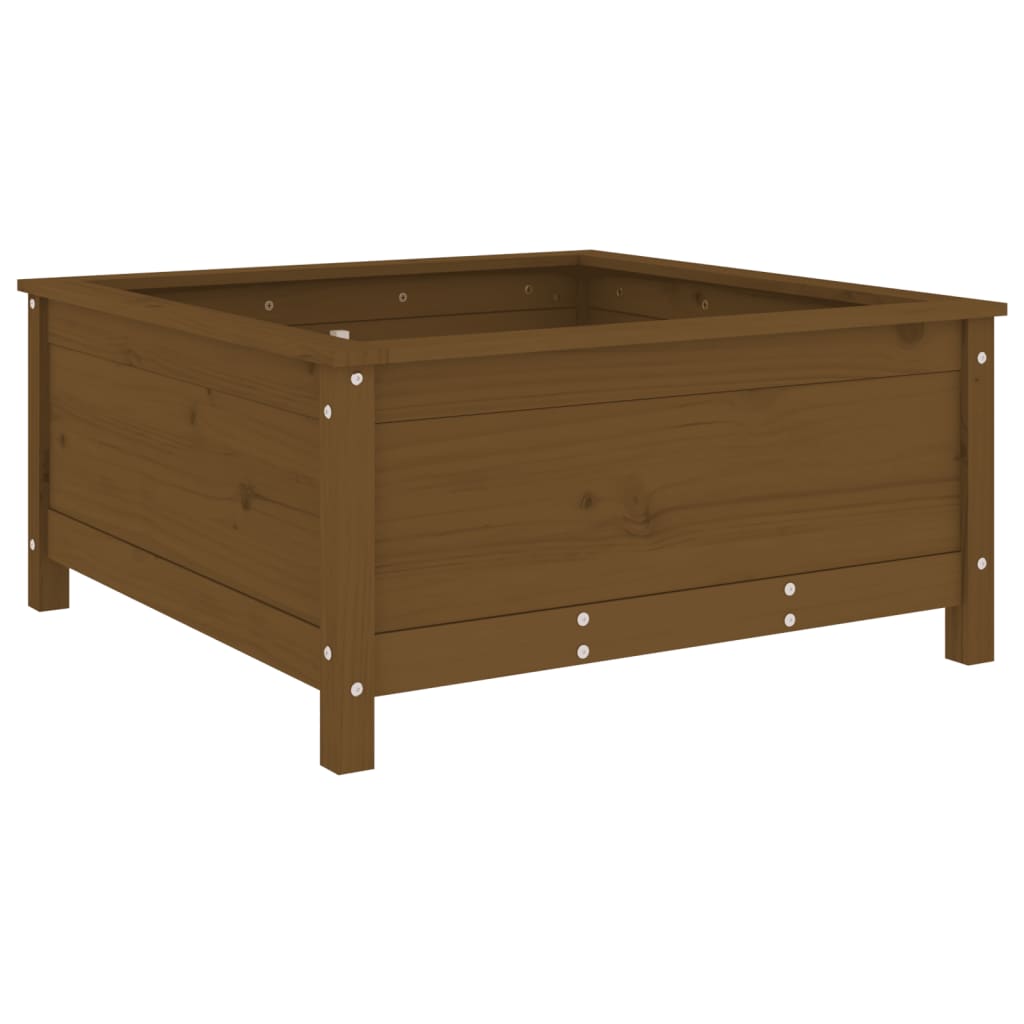 Fioriera da Giardino Ambra 82,5x82,5x39 cm Legno Massello Pino - homemem39