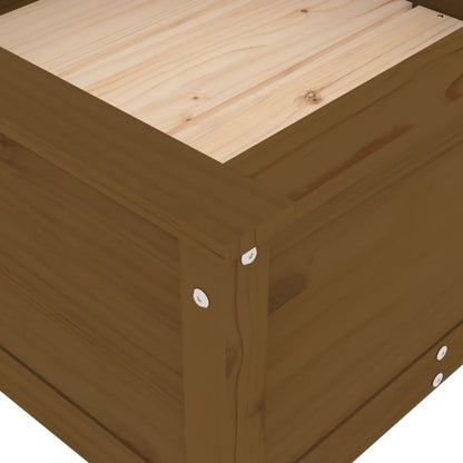 Fioriera da Giardino Ambra 82,5x82,5x39 cm Legno Massello Pino - homemem39