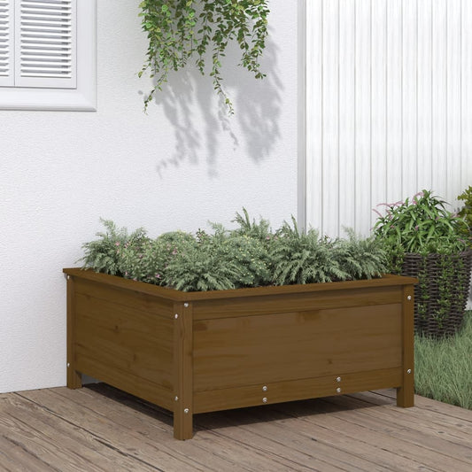 Fioriera da Giardino Ambra 82,5x82,5x39 cm Legno Massello Pino - homemem39