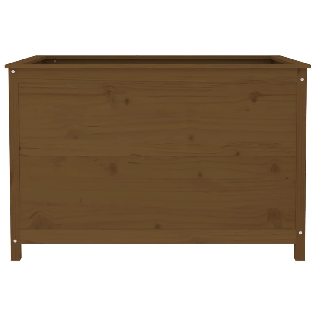Fioriera Rialzata Giardino Ambra 119,5x82,5x78cm Massello Pino | homemem39