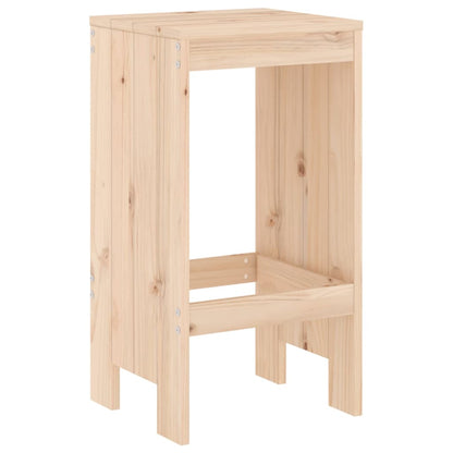 Sgabelli da Bar 2 pz 40x36x75 cm in Legno Massello di Pino - homemem39