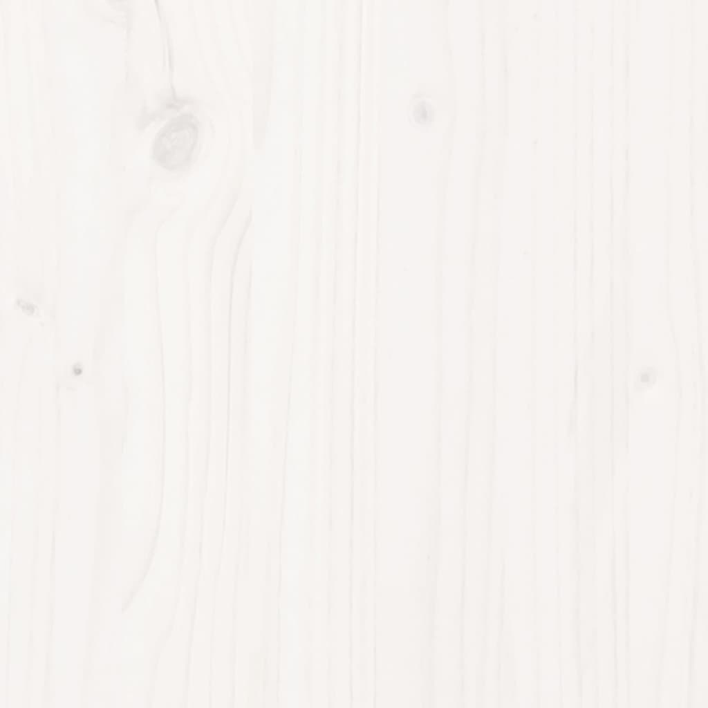 Sgabelli da Bar 2pz Bianchi 40x42x120 cm Legno Massello Pino - homemem39