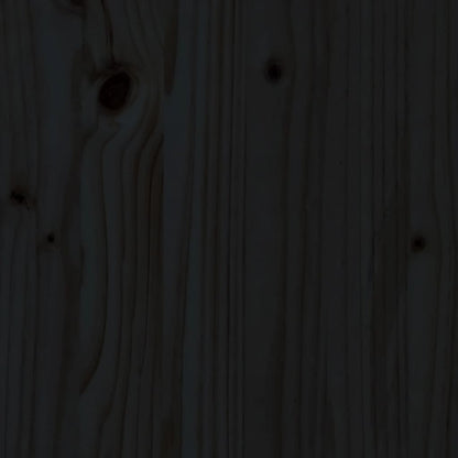 Sgabelli da Bar 2pz Neri 40x42x120 cm Legno Massello Pino - homemem39