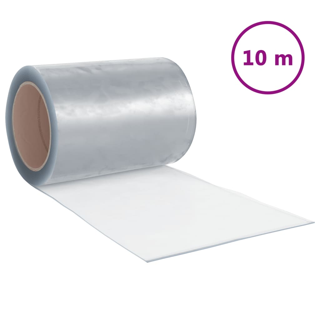 Tenda per Porte Trasparente 300 mm x 2,6 mm 10 m in PVC | homemem39